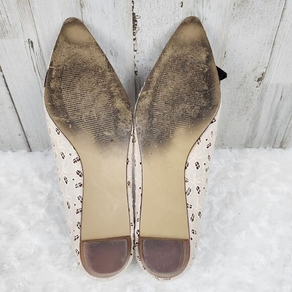 Lucky Penny Fabric Bow Flats Light Pink Purple Size 8.5 - Picture 7 of 11